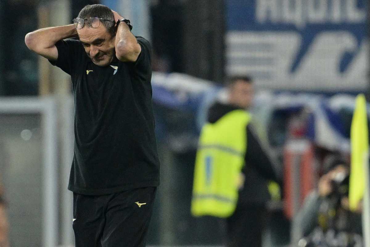 Lazio, a rischio la panchina di Sarri: il possibile sostituto