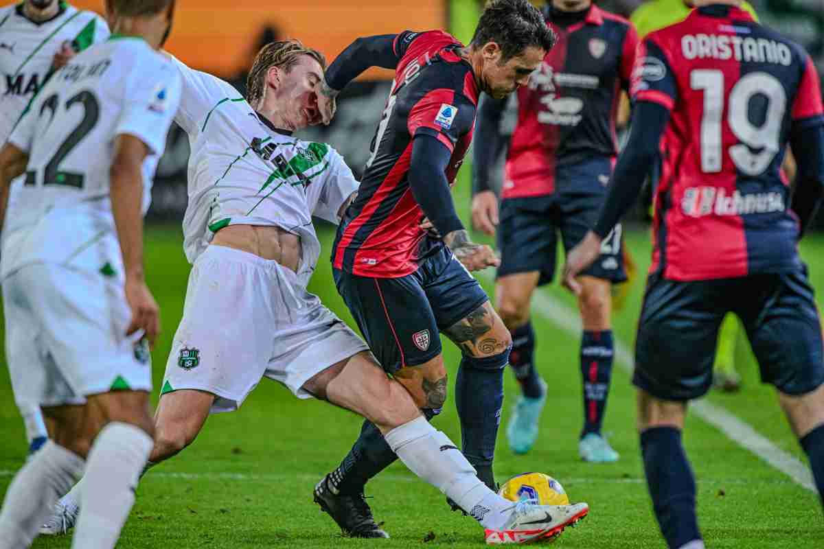 Cagliari-Sassuolo, il gesto di Thorstvedt