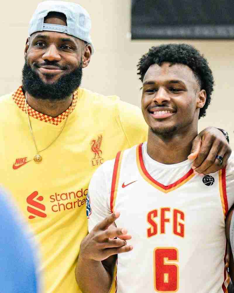 LeBron, che delusione dal figlio