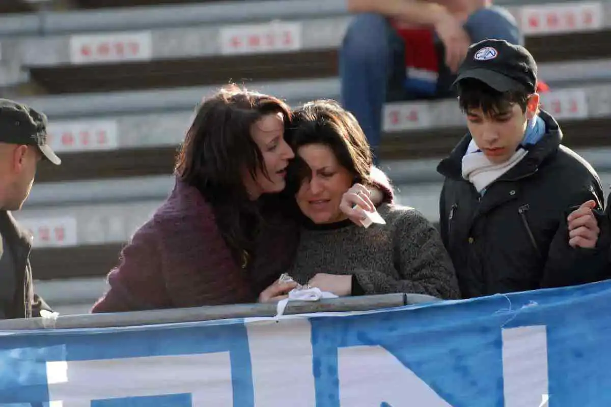 Tifosi in apprensione per il calciatore