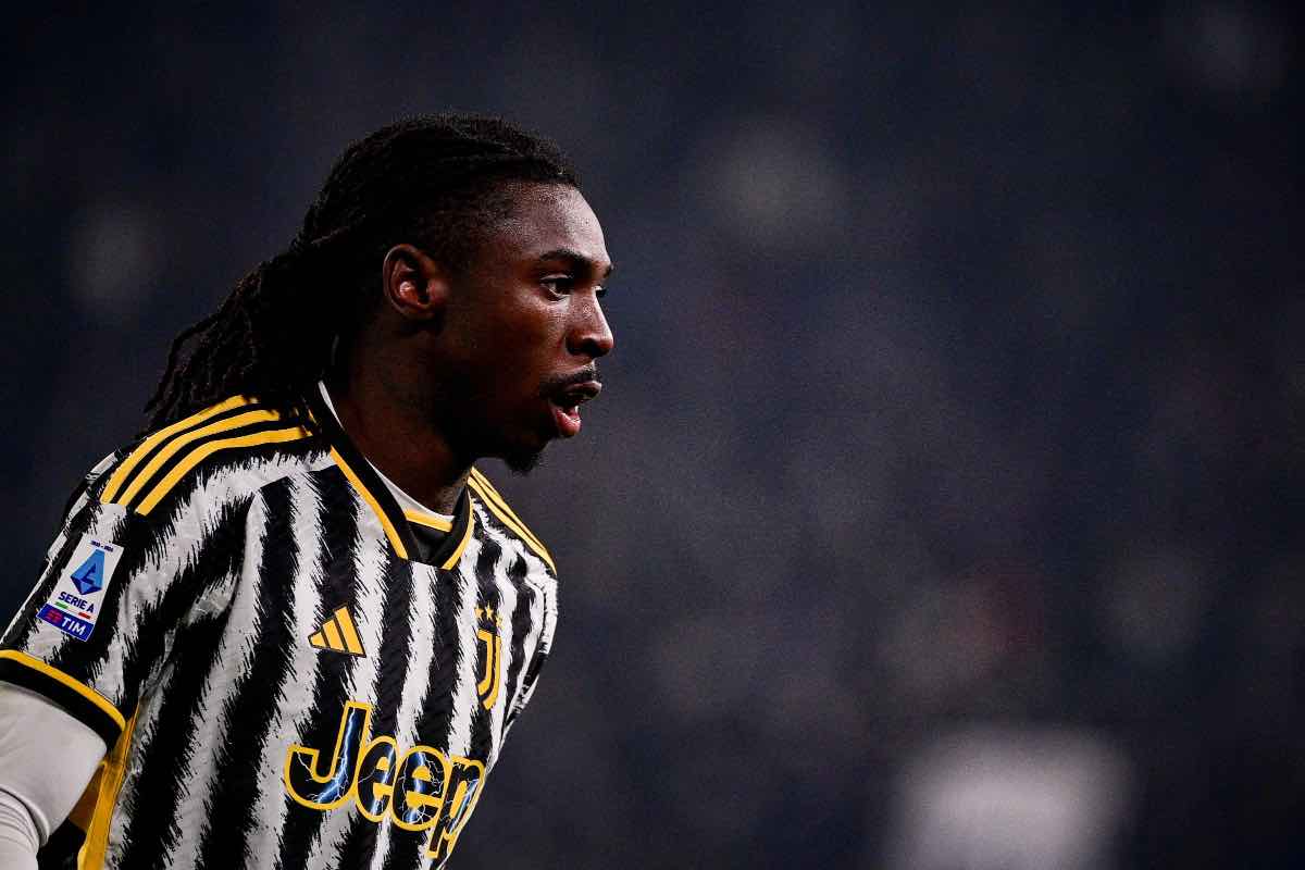 Moise Kean in campo: andrà in Spagna, svolta nella trattativa con l'Atletico 