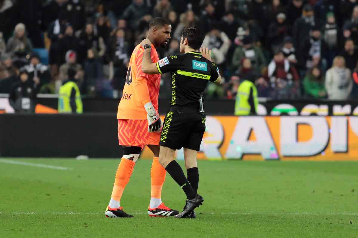 Maignan e Maresca a colloquio in campo alla Dacia Arena