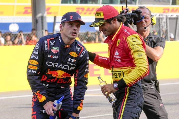 Sainz con Verstappen in Red Bull