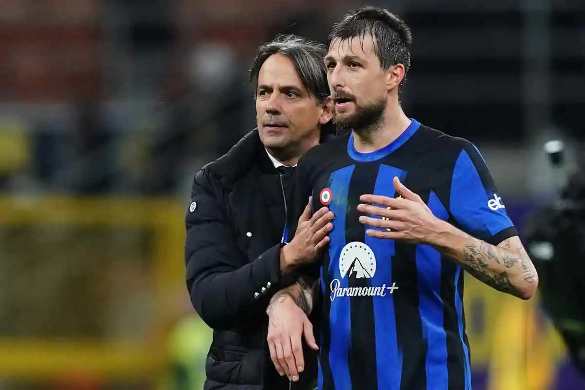 Acerbi con Inzaghi