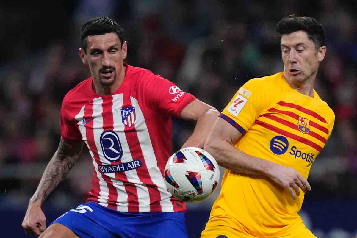 Atletico Madrid su Lewandowski 