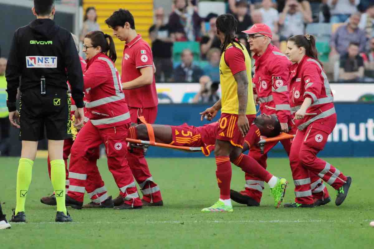 Udinese-Roma, partita sospesa: si è accasciato in campo