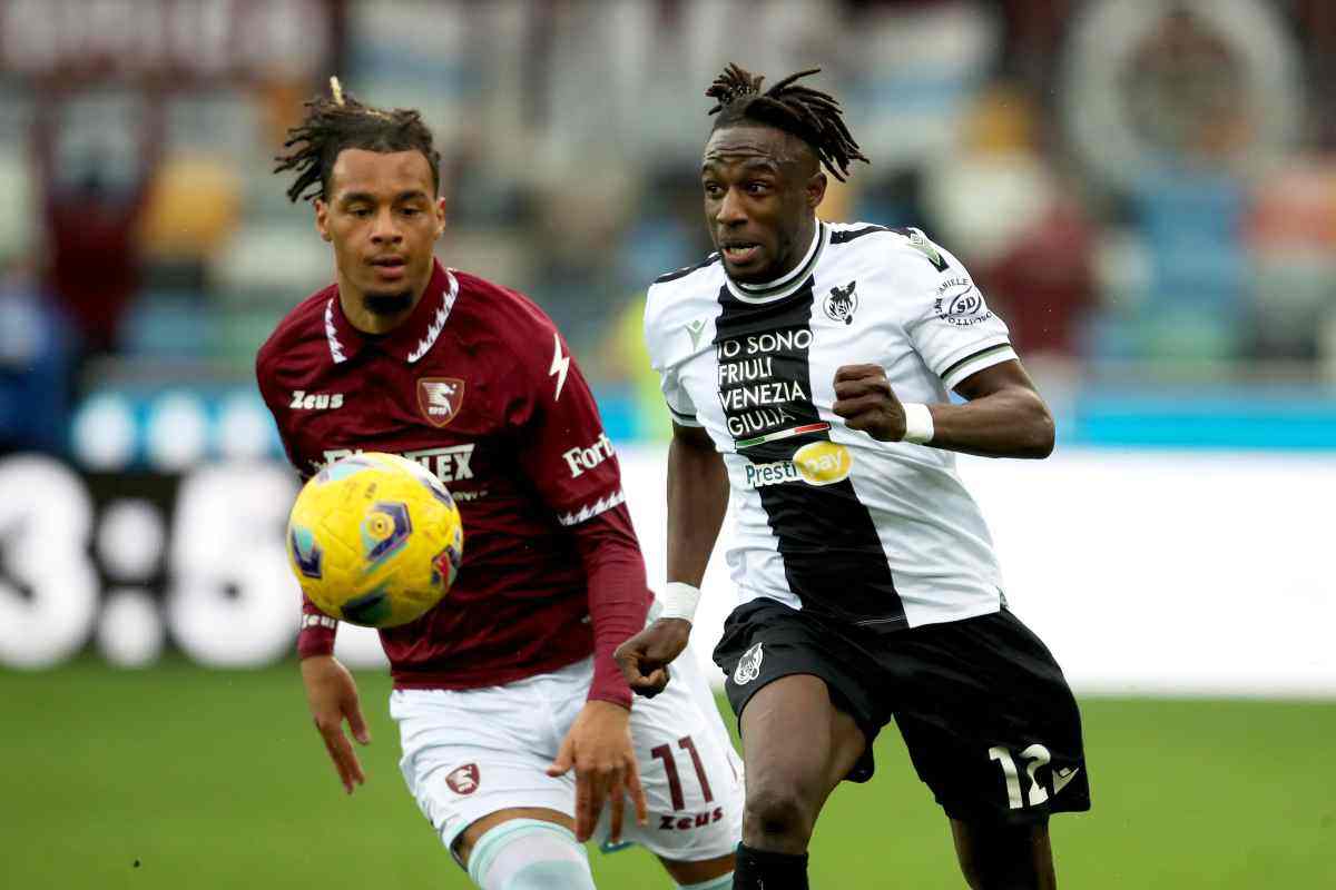 Malore per Iron Gomis della Salernitana