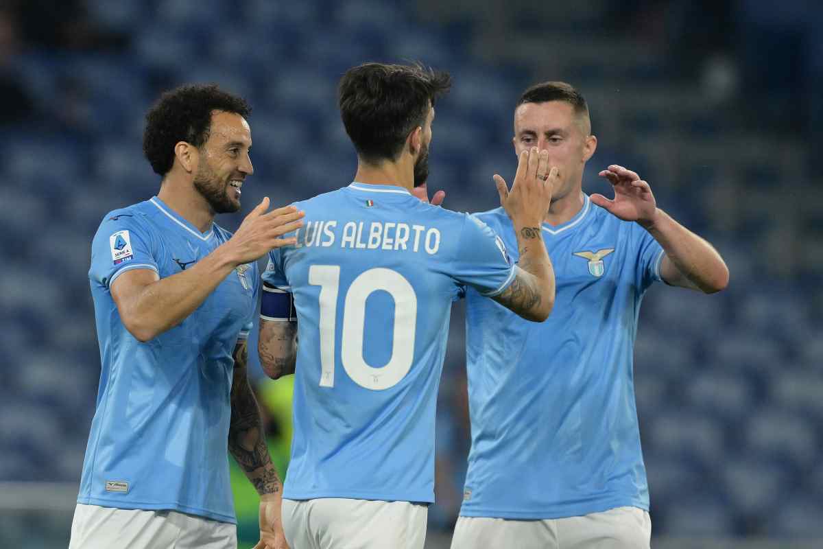 Il big saluta la Lazio