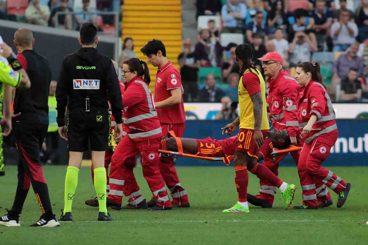 Roma, sospiro di sollievo per N'Dicka