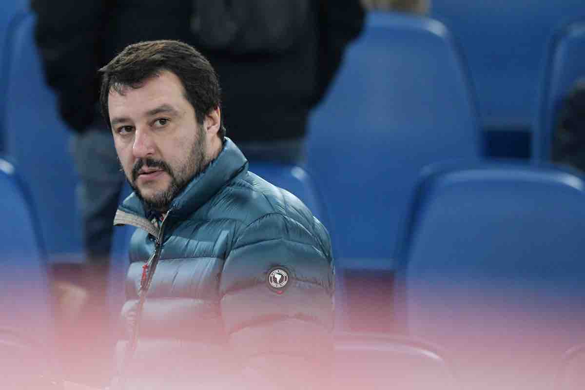 Salvini interviene sui social sulla sconfitta del Milan