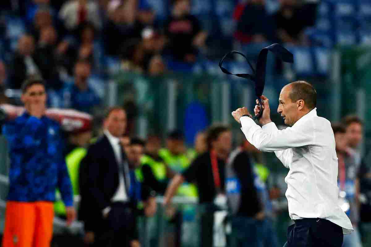 Coppa Italia: Allegri furioso con il giornalista