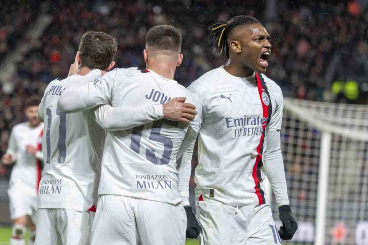 Jovic e Leao in campo con il Milan