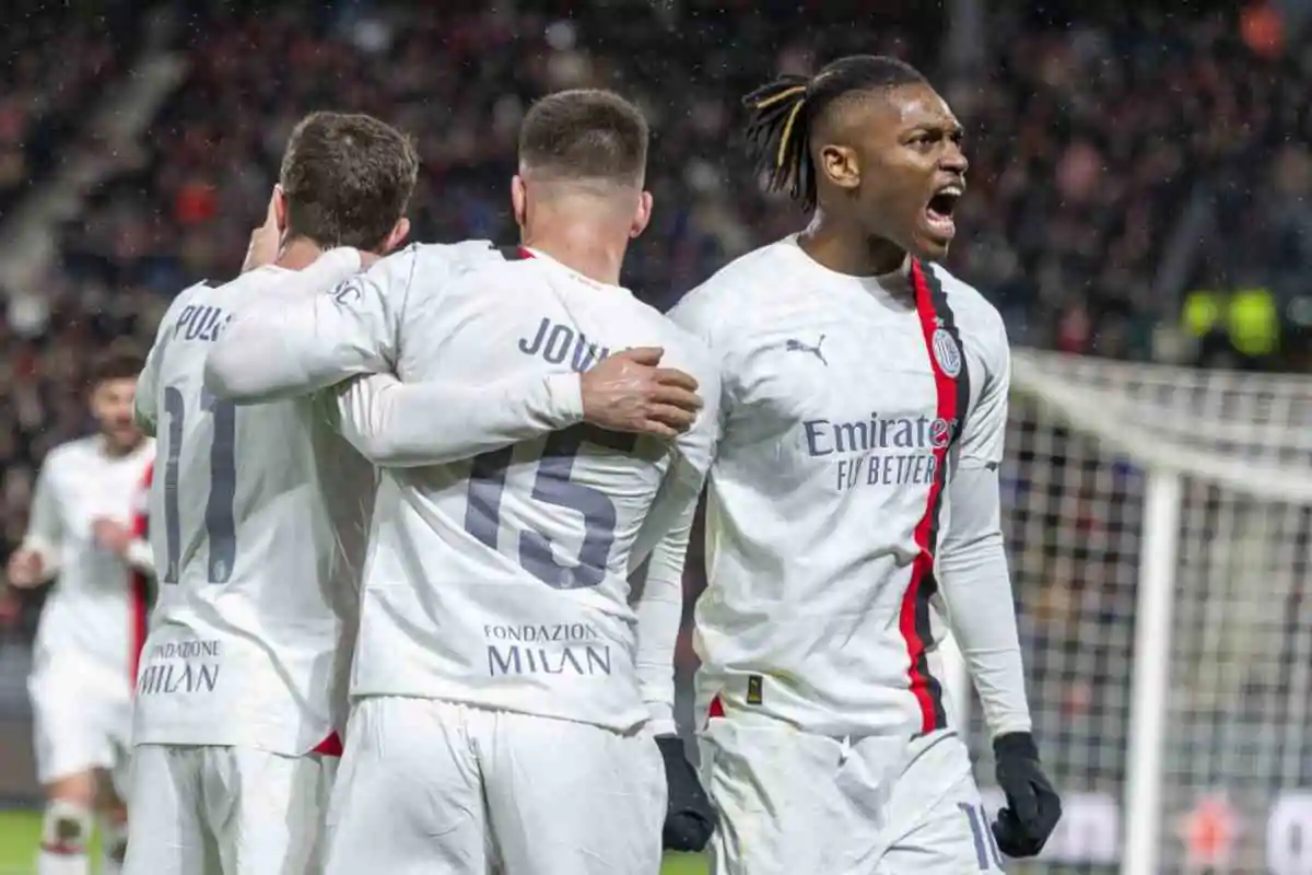 Jovic e Leao in campo con il Milan