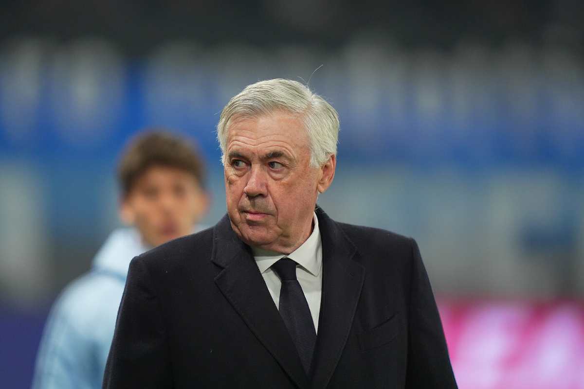 Ancelotti in primo piano
