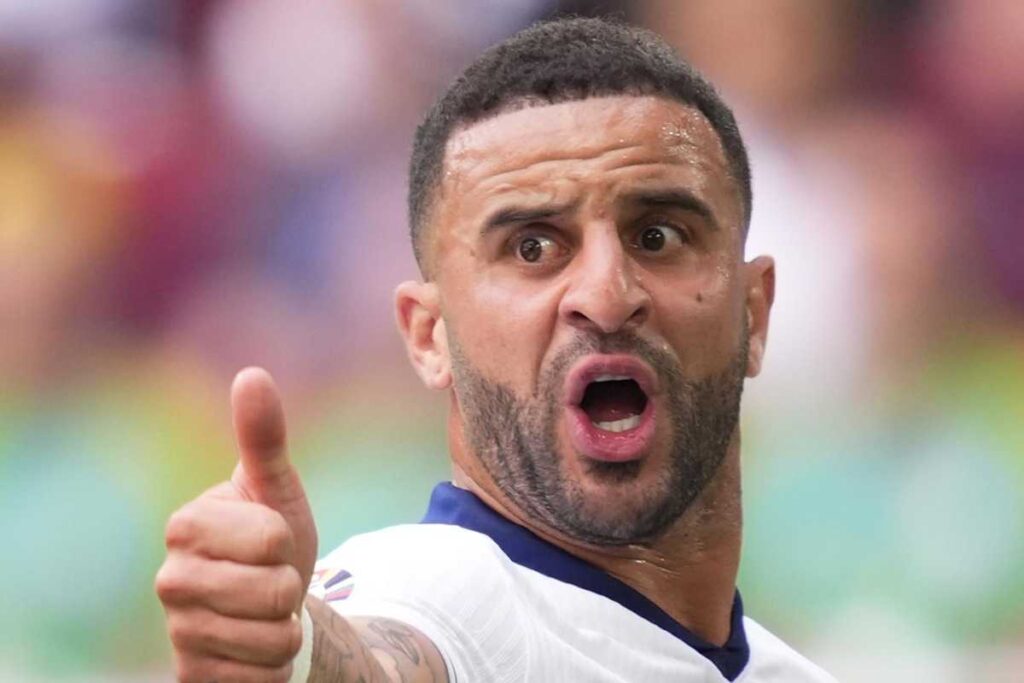 Kyle Walker con la nazionale inglese