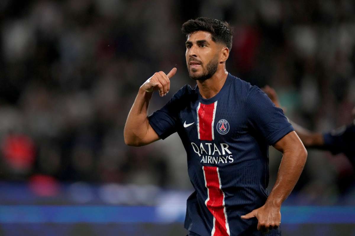 Asensio con la maglia del PSG