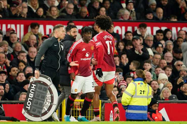 Zirkzee con lo United