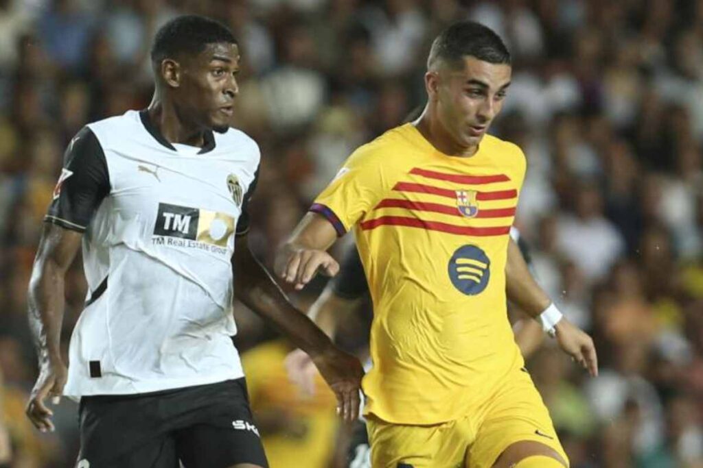 Mosquera contro il Barcellona