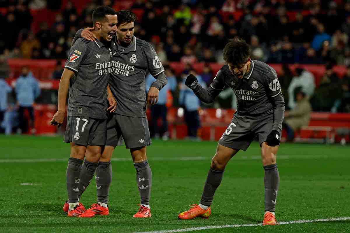 Real Madrid durante una partita