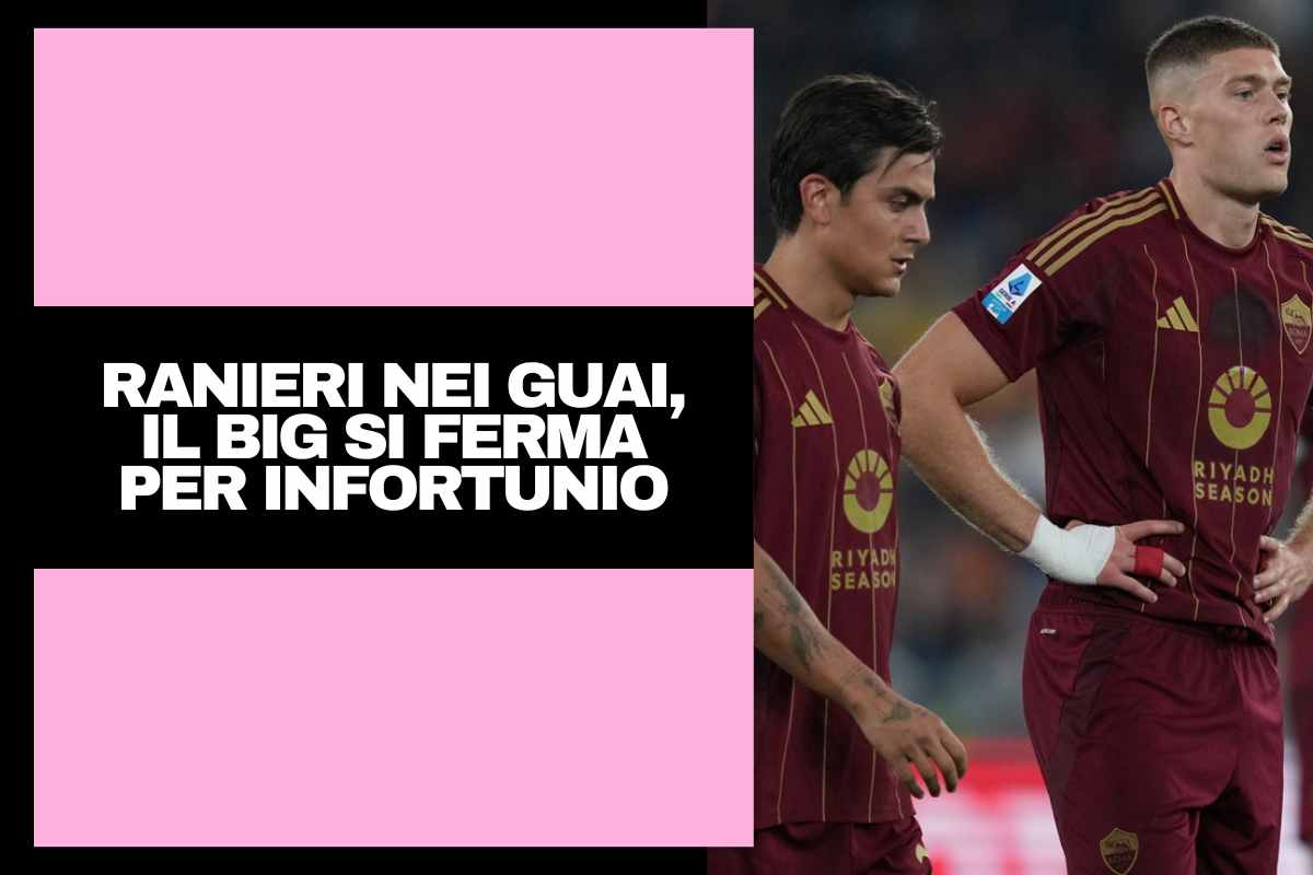 Dybala e Dovbyk sconsolati con indosso la maglia della Roma