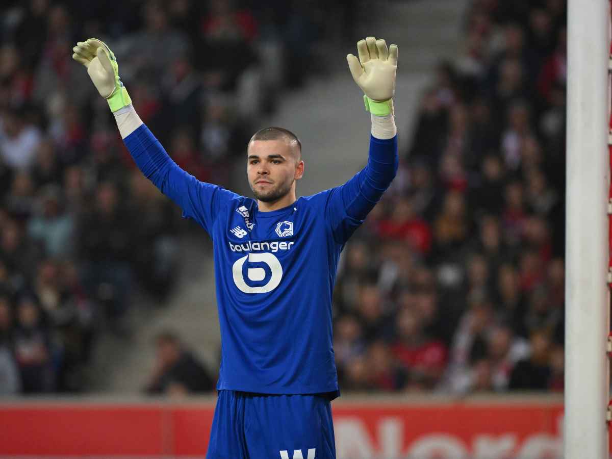 Chevalier con la maglia del Lille