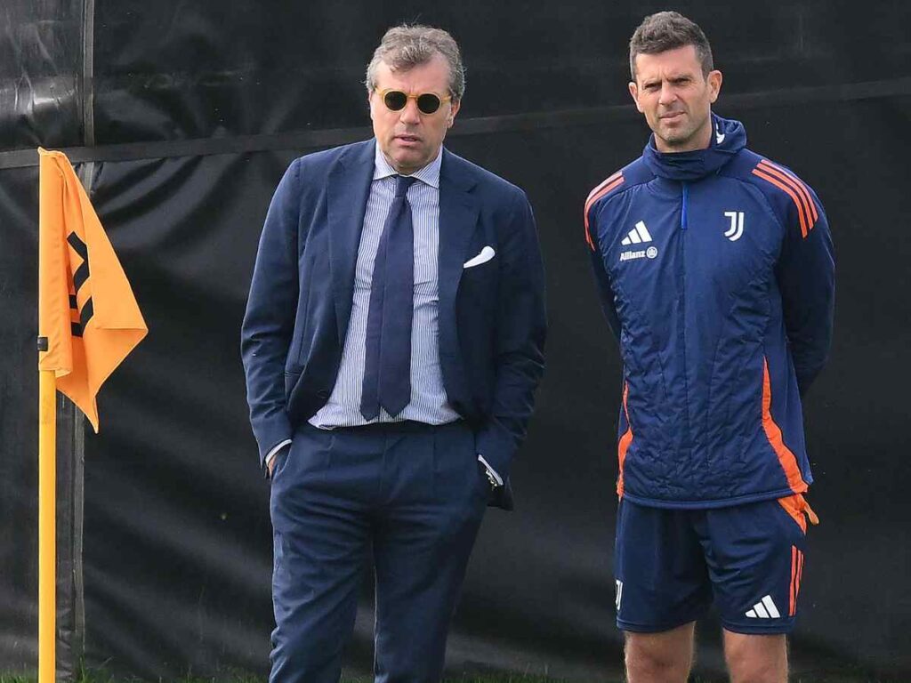 Giuntoli e Thiago Motta