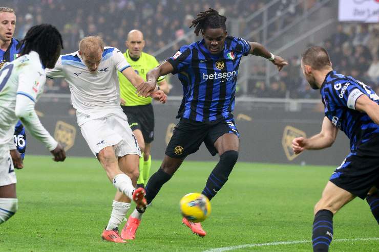 Gustav Isaksen contro l'Inter