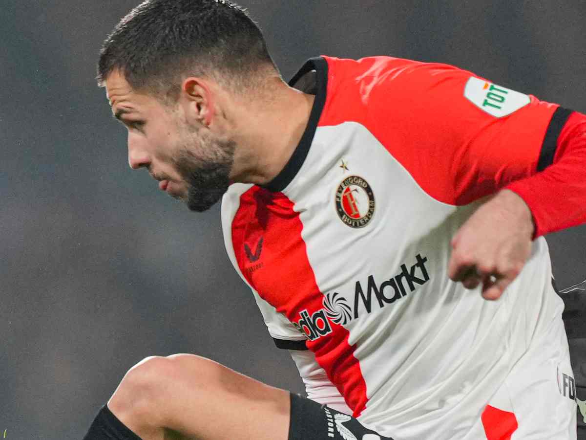 David Hancko in campo con il Feyenoord