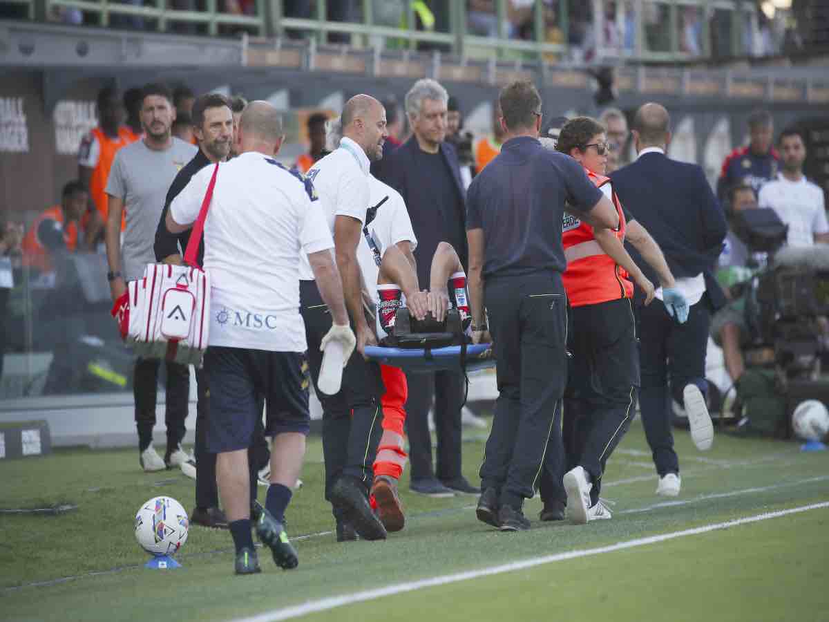 Juve Genoa Infortunio