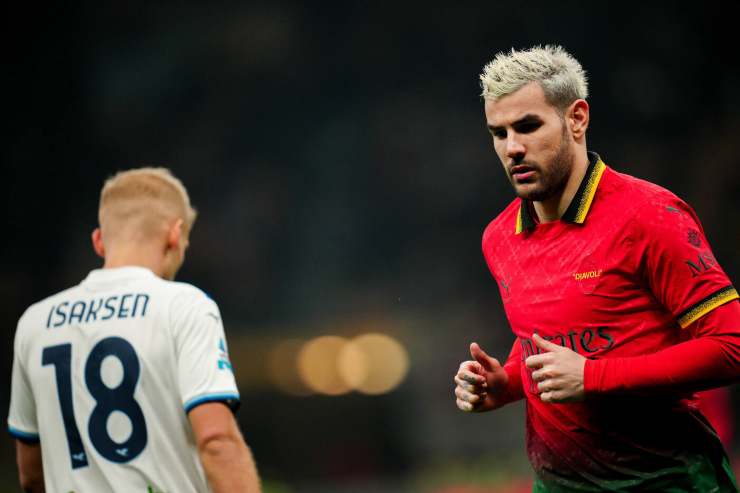 Theo Hernandez a testa bassa