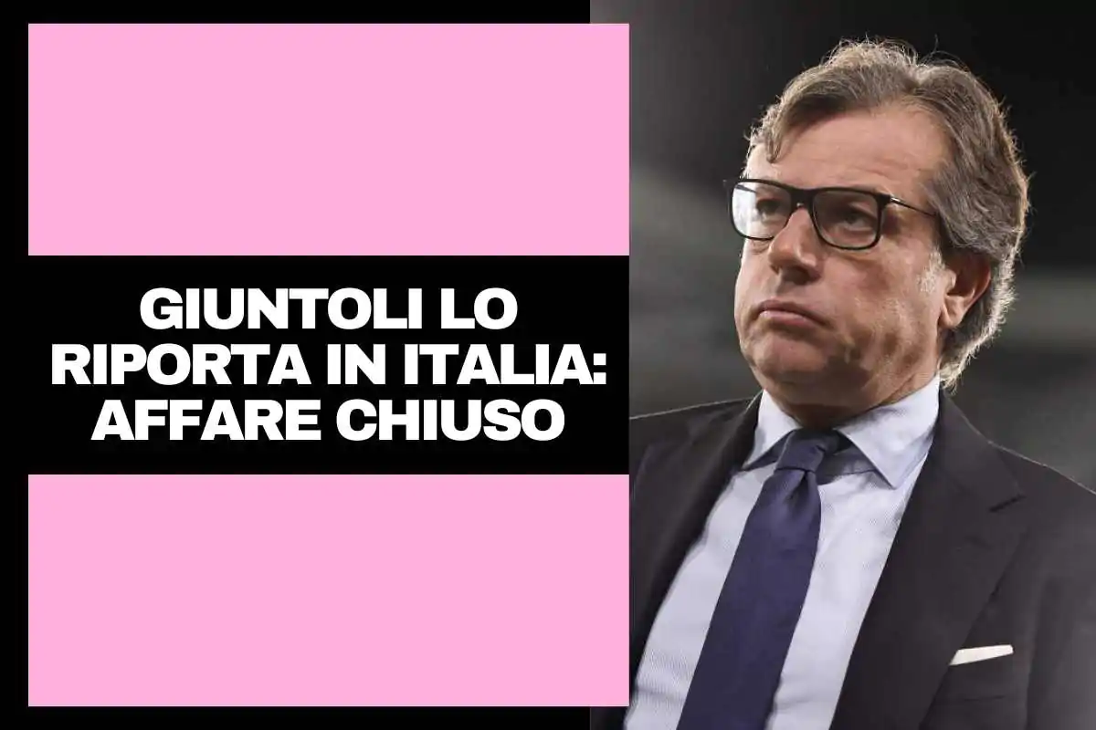 Giuntoli in vesti dirigenziali a bordo campo