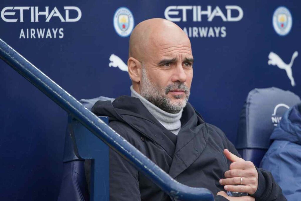 Guardiola in panchina