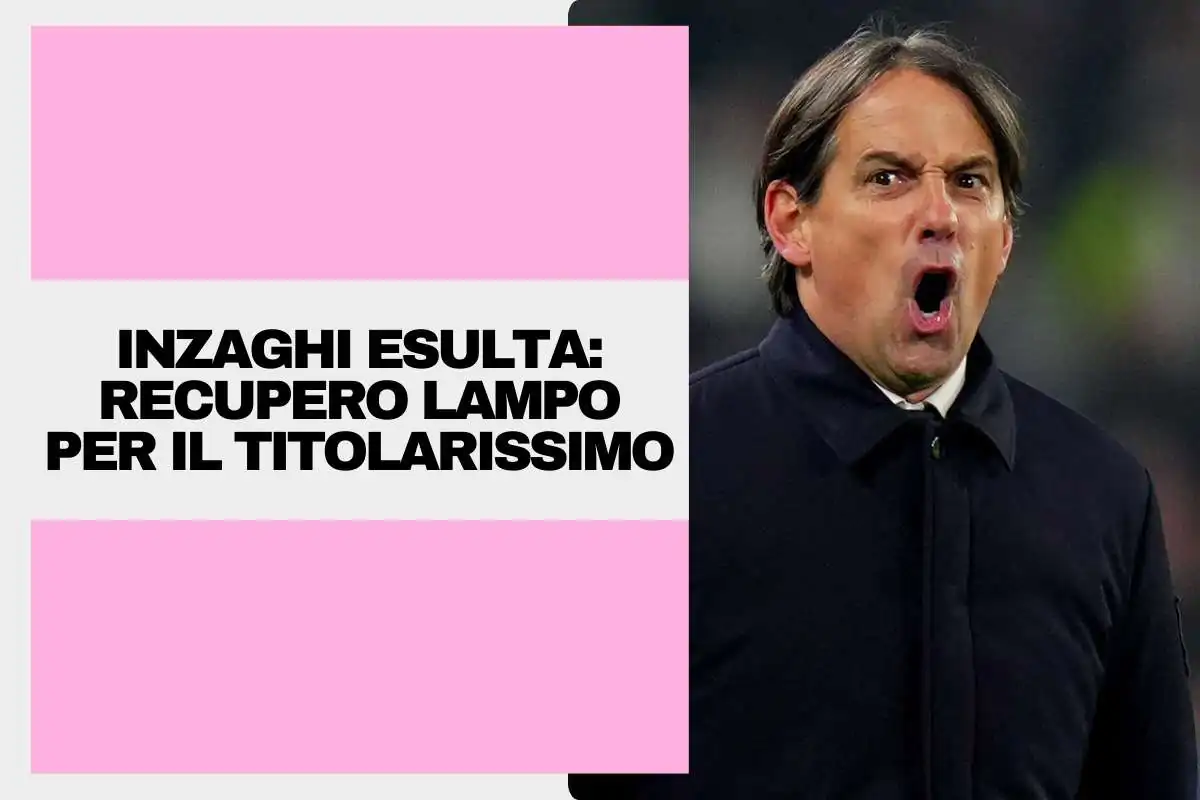 Inzaghi sbraita a bordo campo