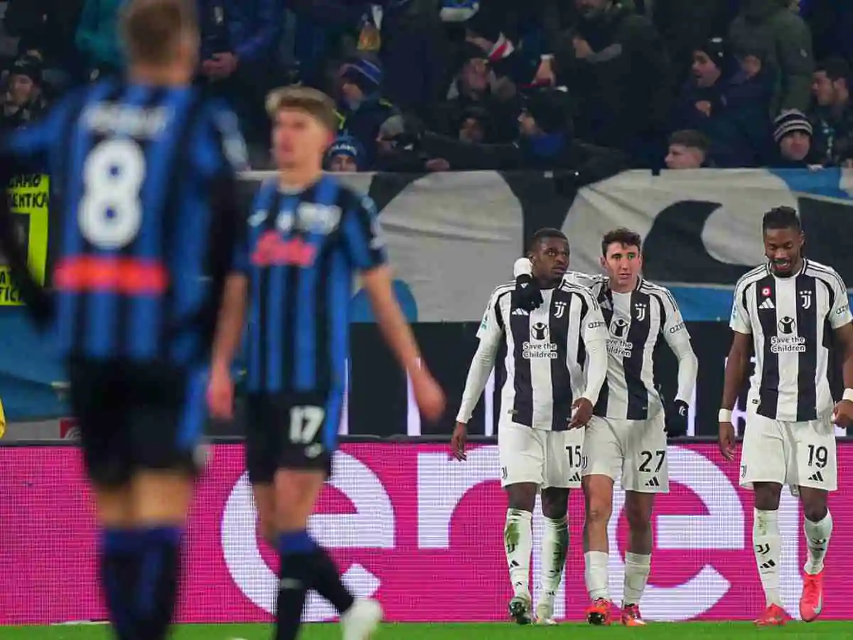 Juve e Atalanta in campo