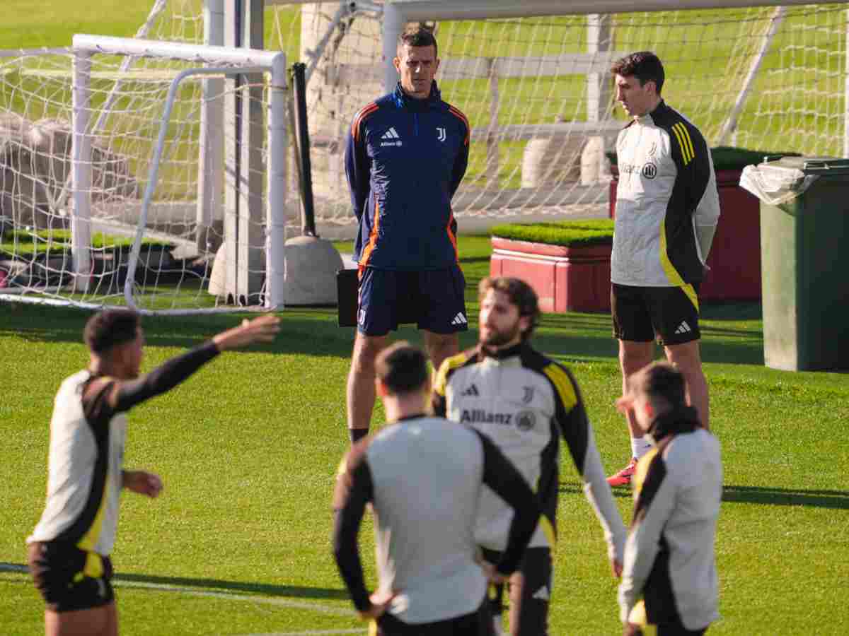 Juventus in allenamento