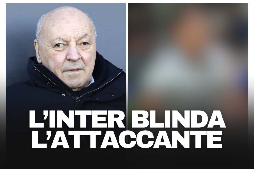 Marotta a sinistra immortalato mentre osserva dalla panchina