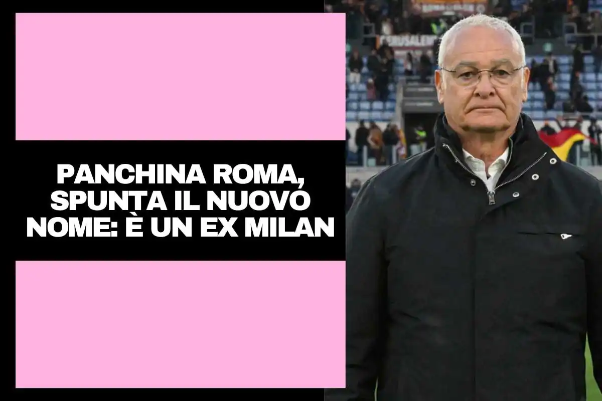 Ranieri in campo all'Olimpico