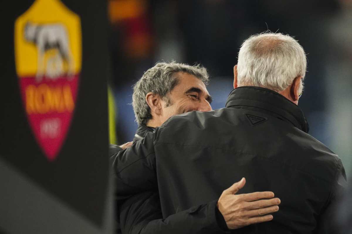 Abbraccio tra Ranieri e Valverde