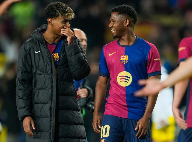 Ansu Fati con la maglia del Barcellona