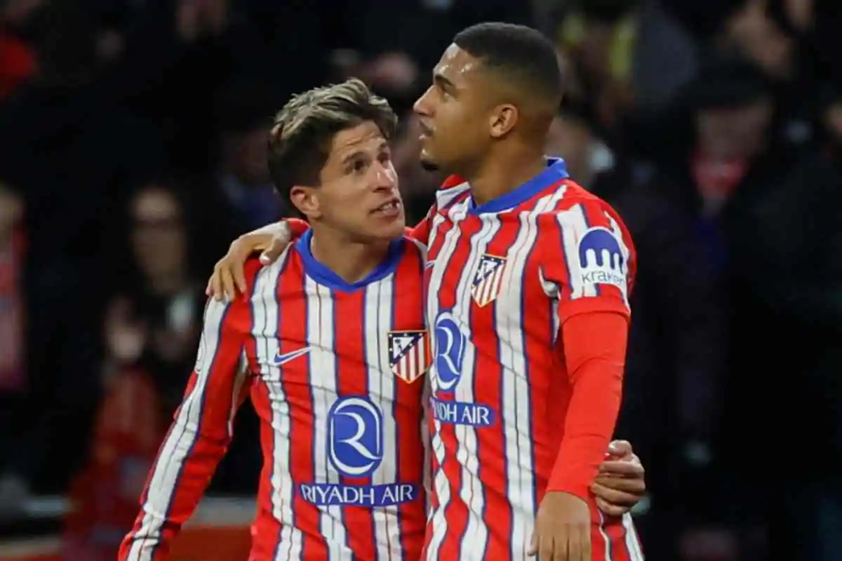 Giuliano Simeone e Samuel Lino