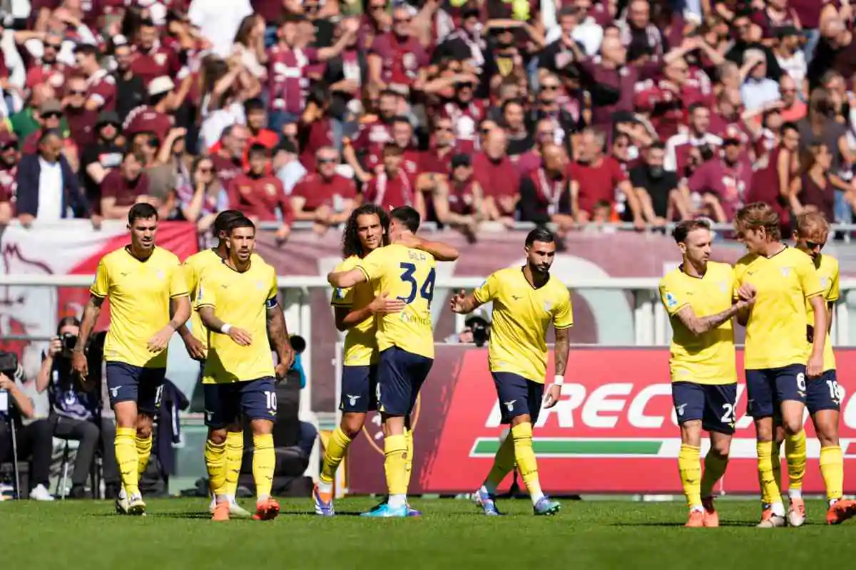 Lazio che esulta