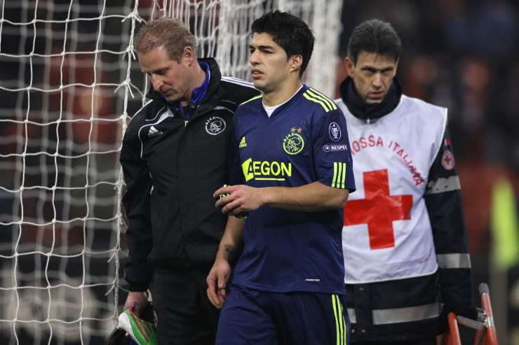 Luis Suarez nel 2010 in maglia Ajax