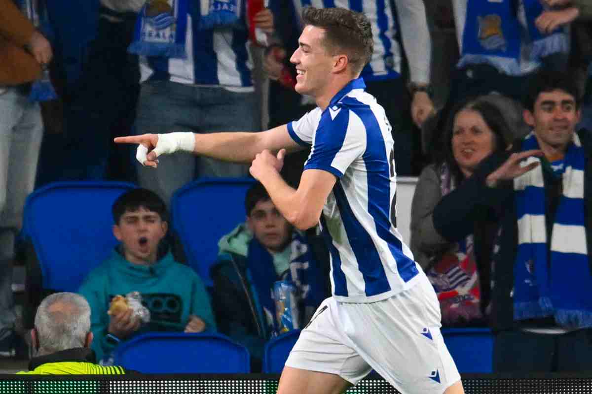 Luka Sucic della Real Sociedad