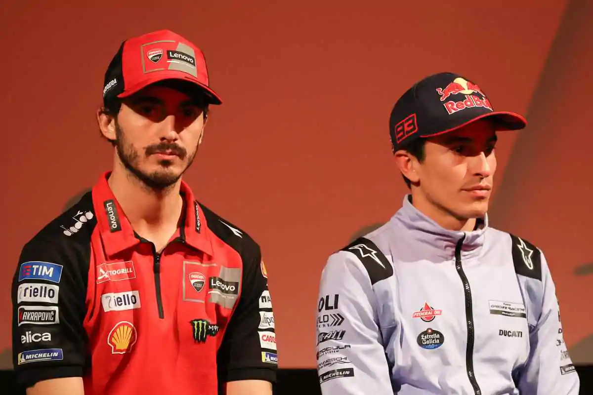 Marquez e Bagnaia seri