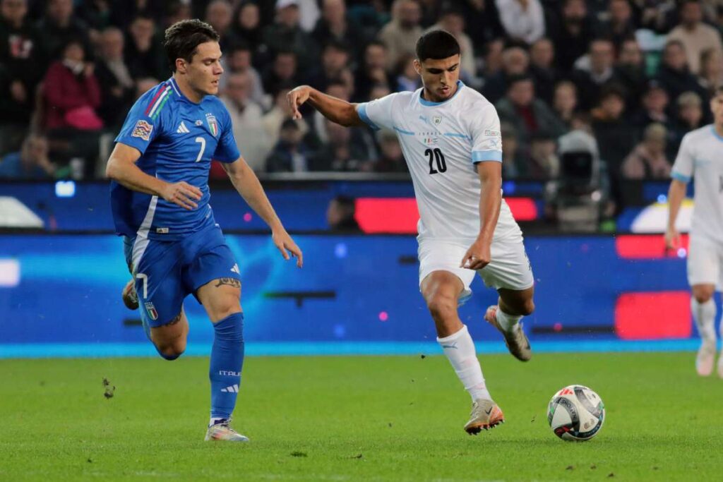 Nicolò Fagioli con la maglia della Nazionale