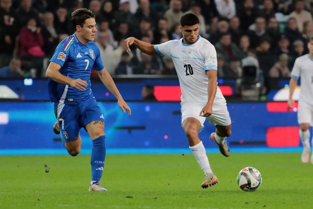 Nicolò Fagioli con la maglia della Nazionale
