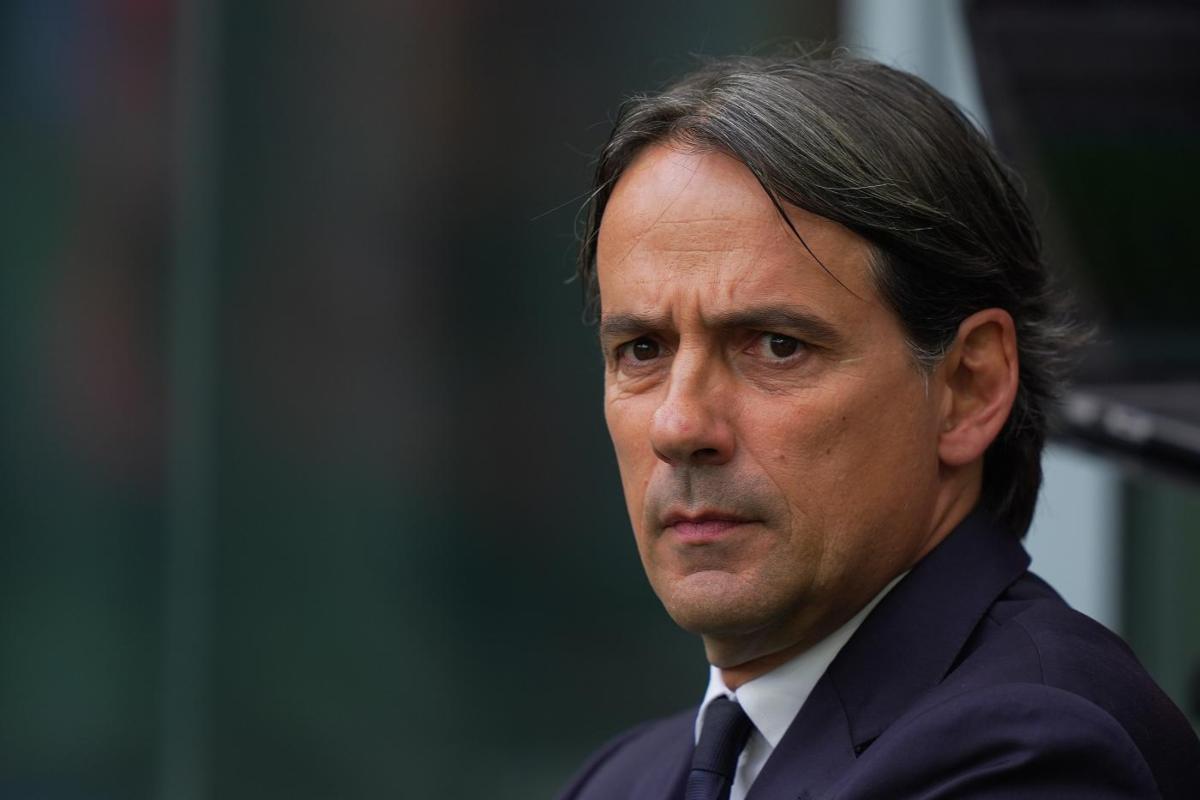 Simone Inzaghi prima della partita
