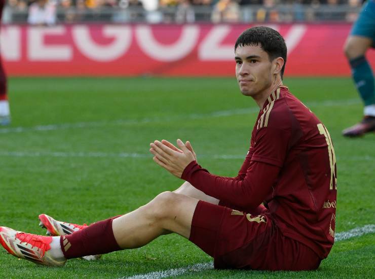 Soule seduto sul campo