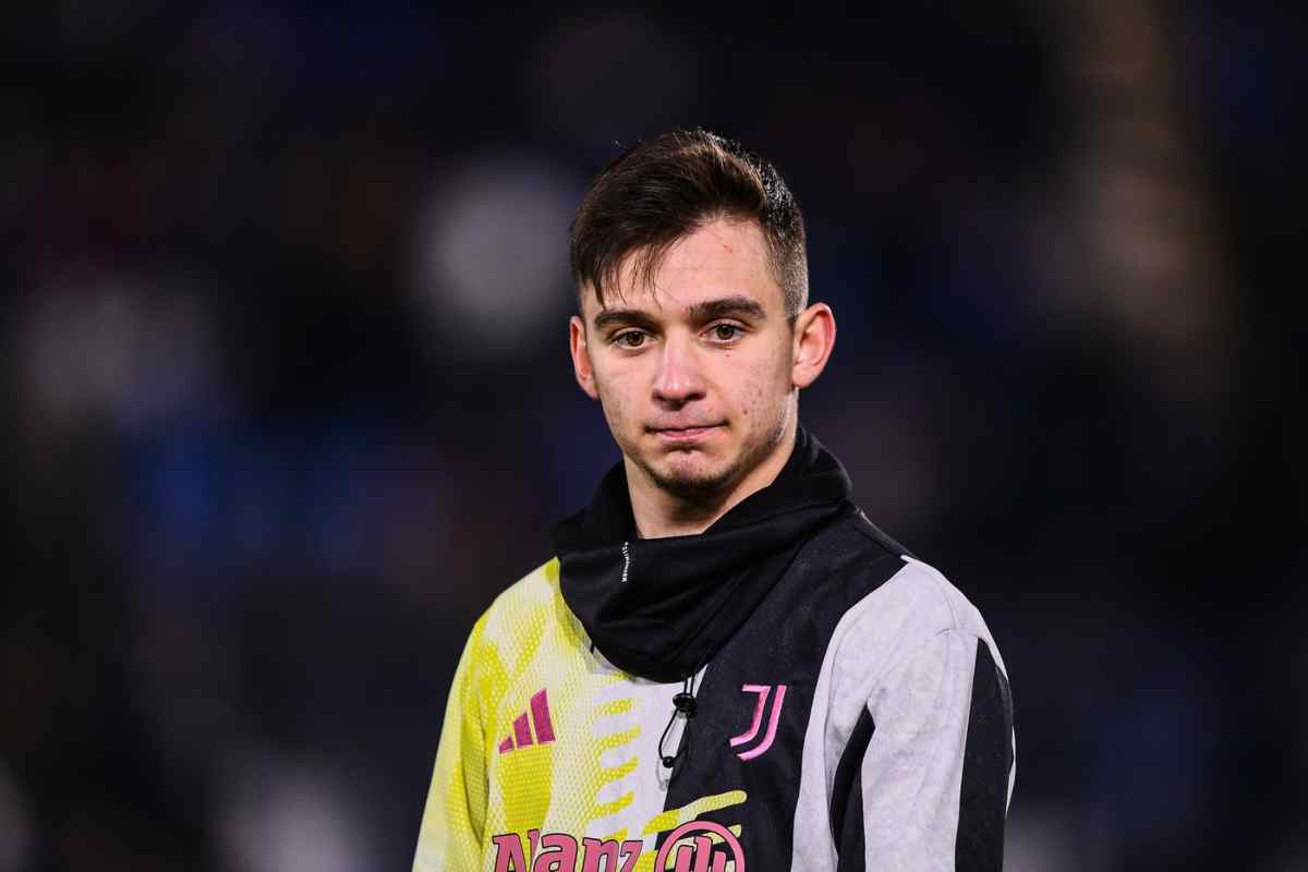 Conceicao durante il riscaldamento