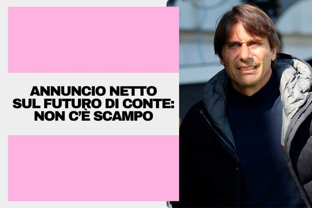 Conte immortalato a bordo campo